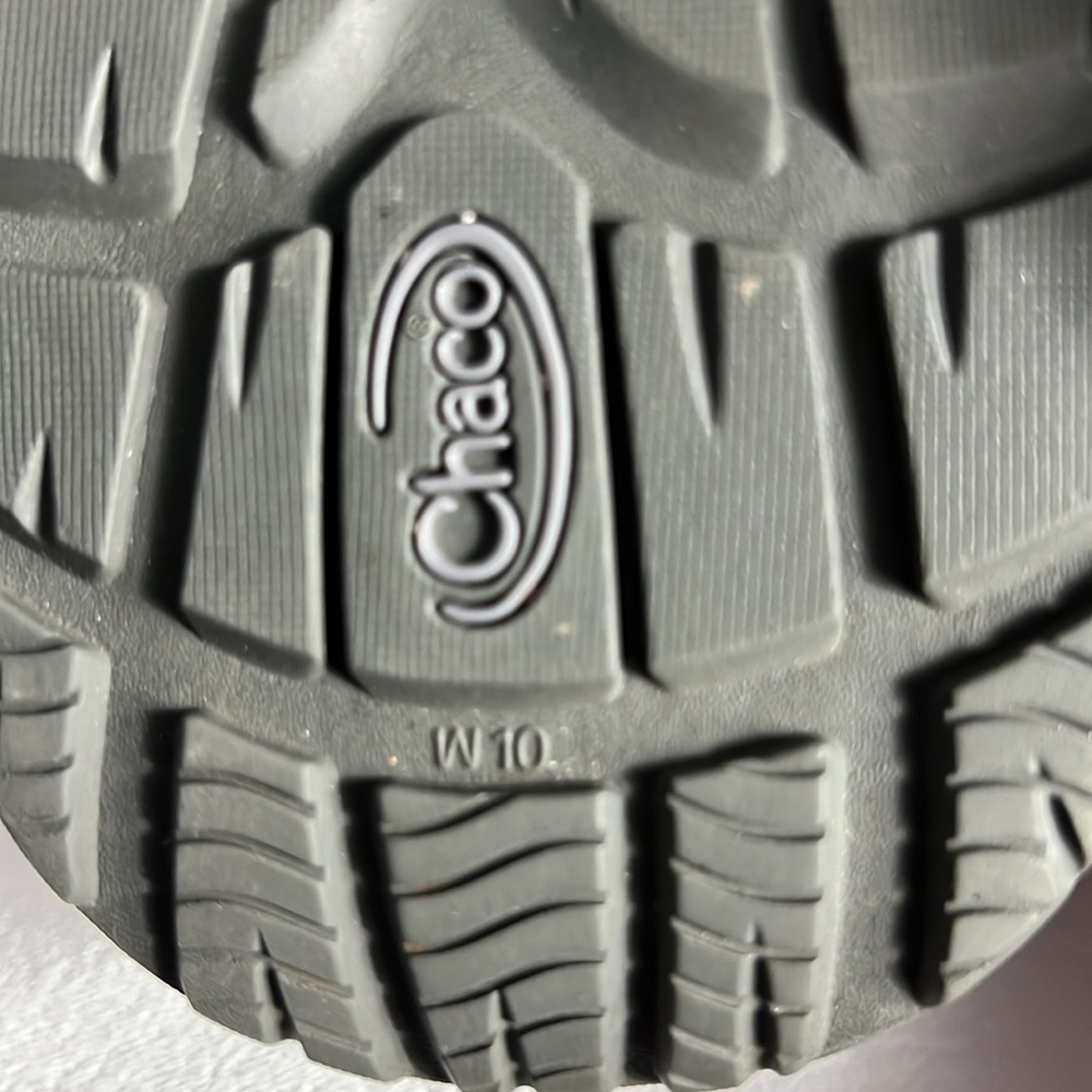 Chaco Updraft Ecotread Gray Wave Double Strap Toe… - image 7